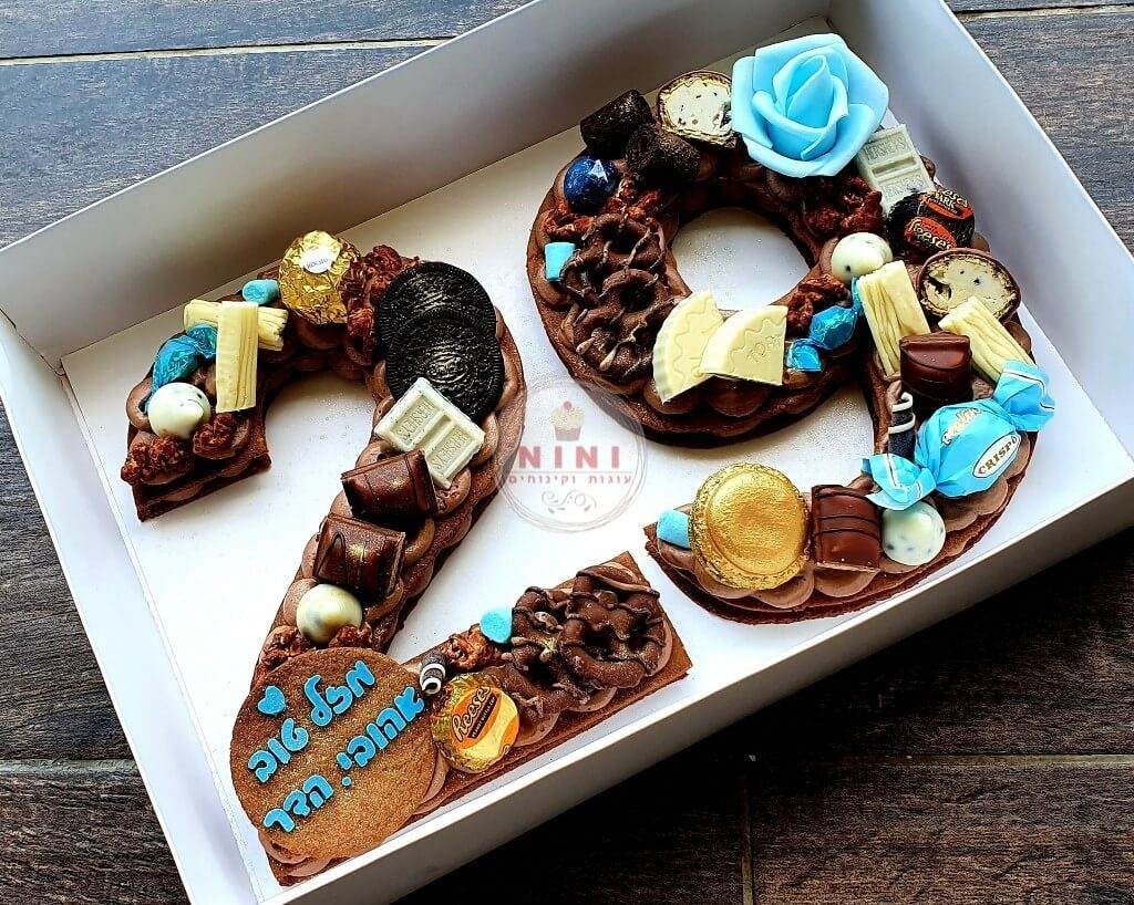 חדש!, עוגת מוס 29 - מוס שוקולד מריר עם גנאש ופיצוץ של שוקולד (ניתן להזמין בטעמים שונים)